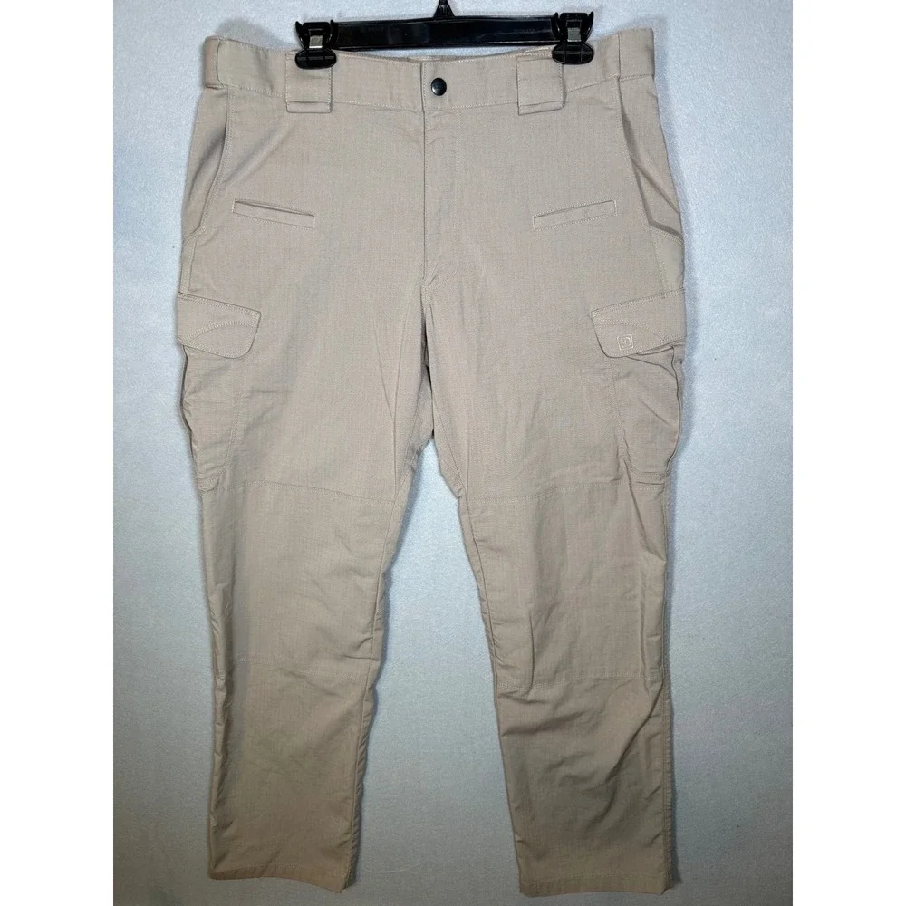 5.11 Tactical Stryke Pants Mens 36x32 Khaki Ripstop Cargo Work Hunting Utility